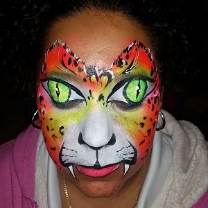 face painting panther