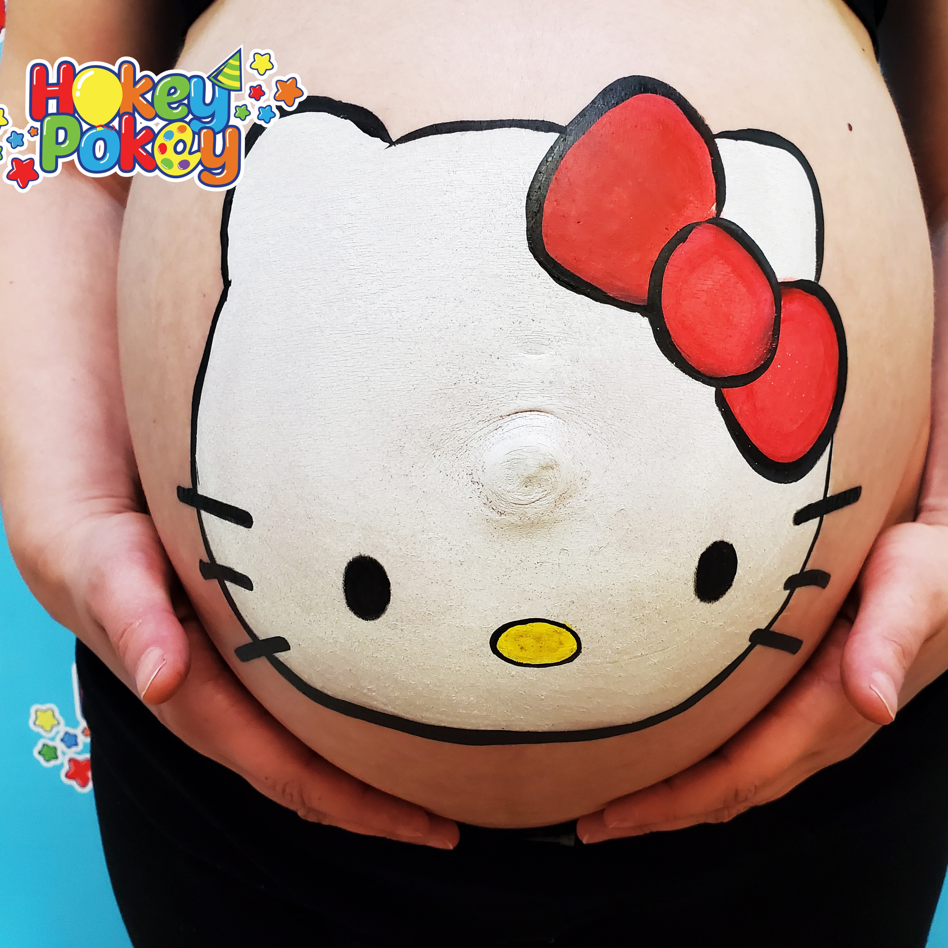 Hello Kitty Belly Painting